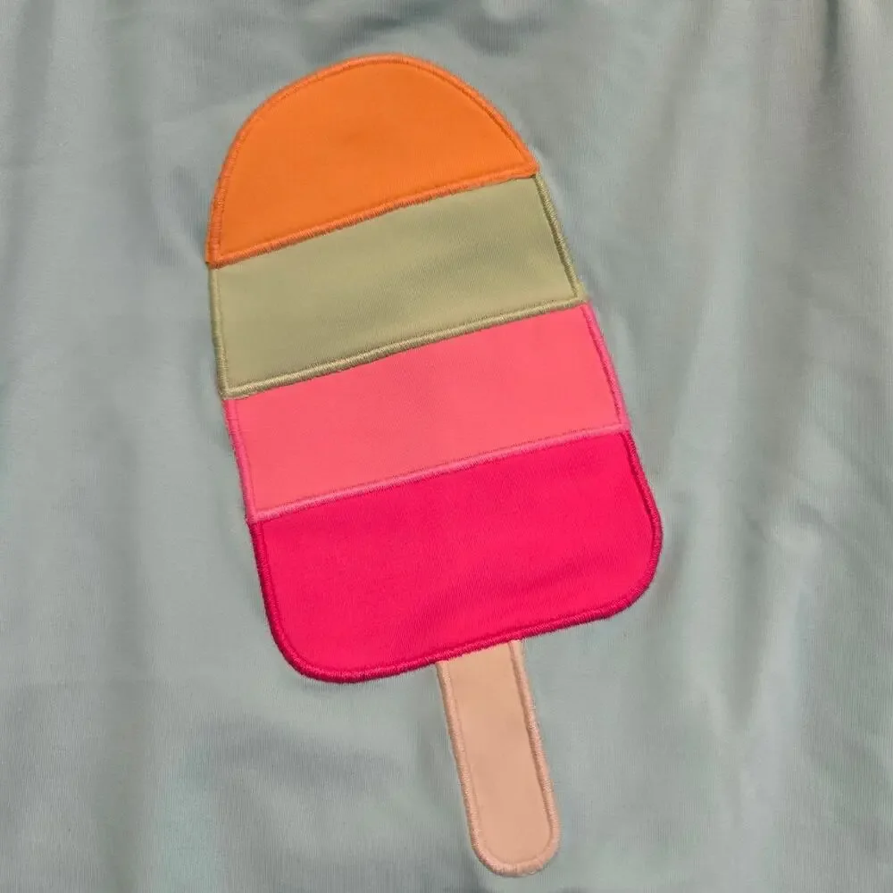 NWT Gymboree Popsicle Party 1 pc Swimsuit UPF 50+ Sunscreen Girls Sz 10